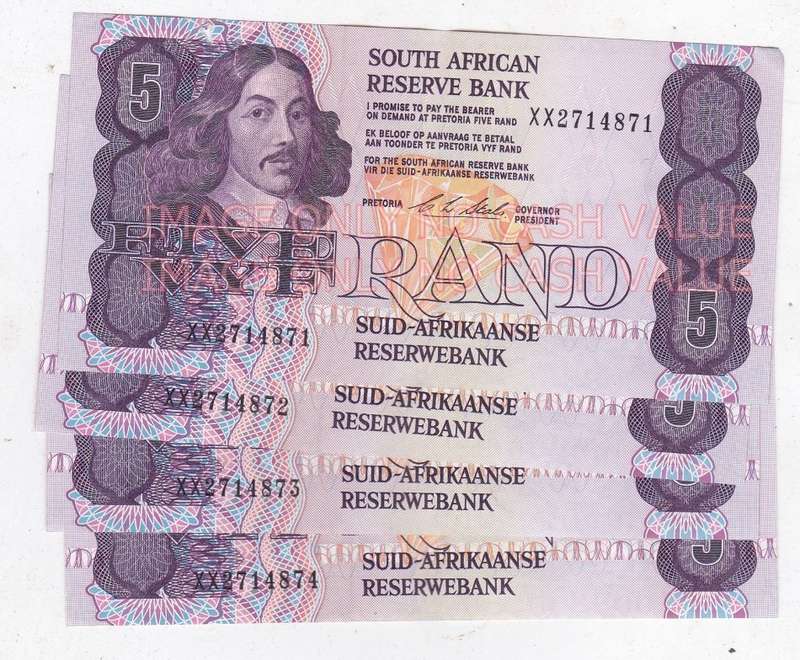 R5 STALS XX REPLACEMENT 4 CONSECUTIVE NUMBER XF