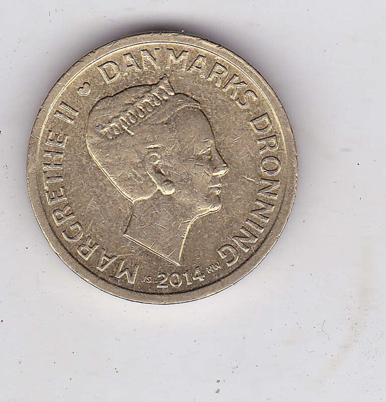 DENMARK 10 KR 2014 HIGH GRADE FV=R21.55