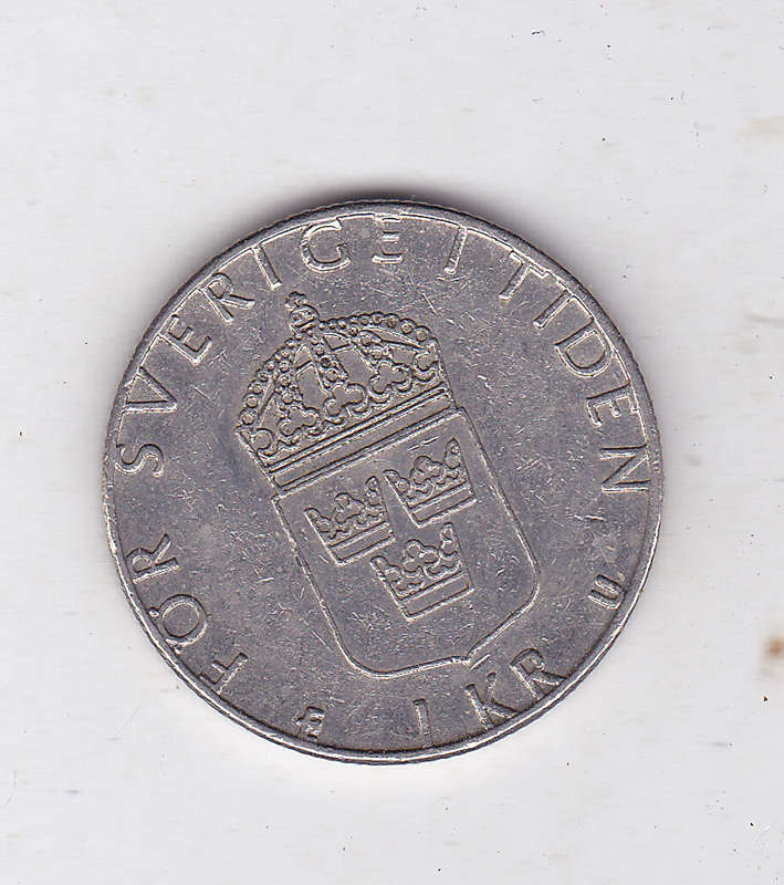 SWEDEN 1 KR 1977