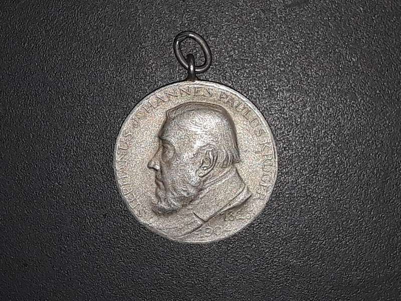 CENTENARY OF PRESIDENT KRUGER BIRTH 1925 MEDAL (PURE SILVER)