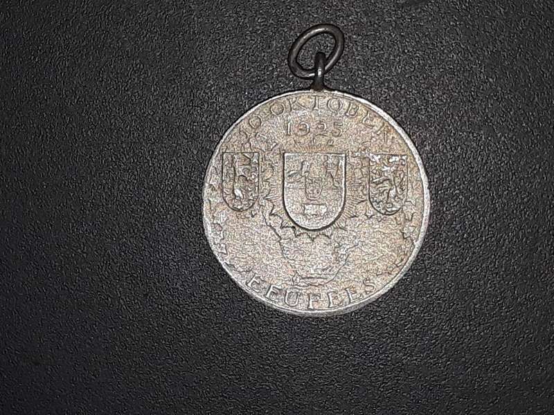 CENTENARY OF PRESIDENT KRUGER BIRTH 1925 MEDAL (PURE SILVER)