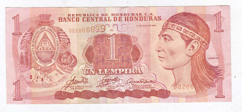 HONDURAS 1 LEMPIRA 2006