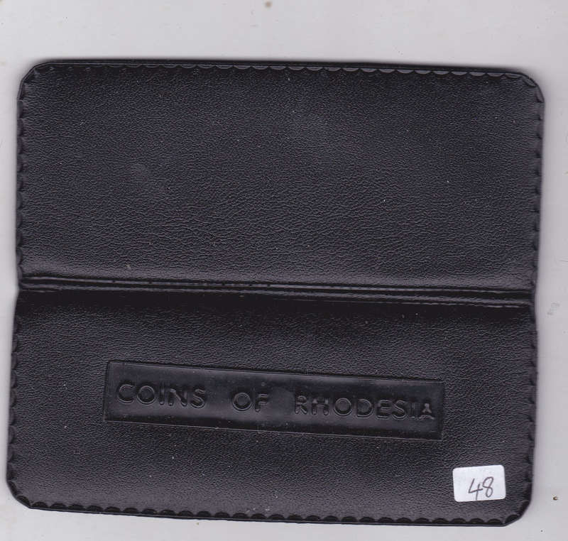 RHODESIA HALF PENNY TO HALF CROWN COIN WALLET 1963-1968