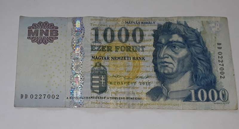 HUNGARY 1000 FORINT 2015 HERCULES KUT
