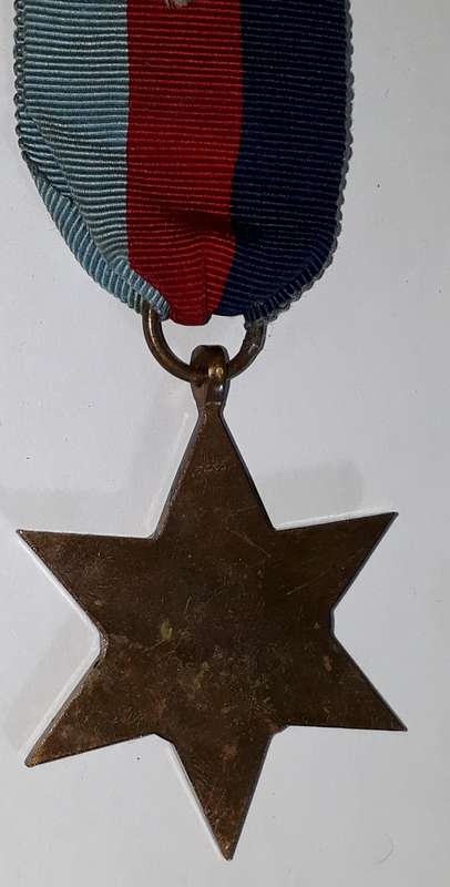 WORLD WAR II 1939-45 STAR WITH RIBBON - F/S