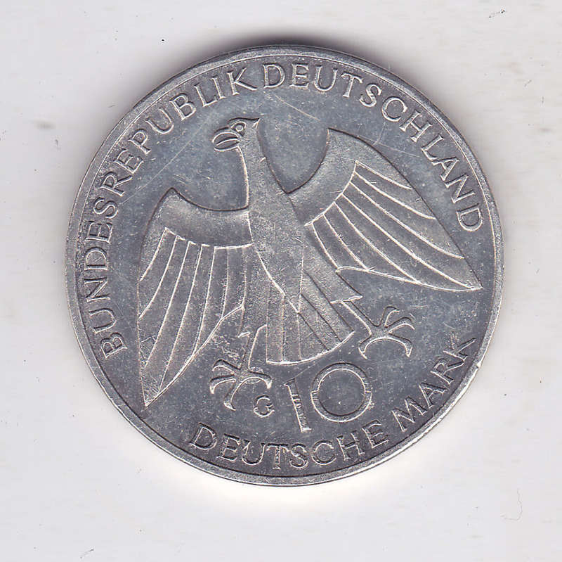 GERMANY 10 MARK 1972 OLYMPIC GAMES SILVER HIGH GRADE