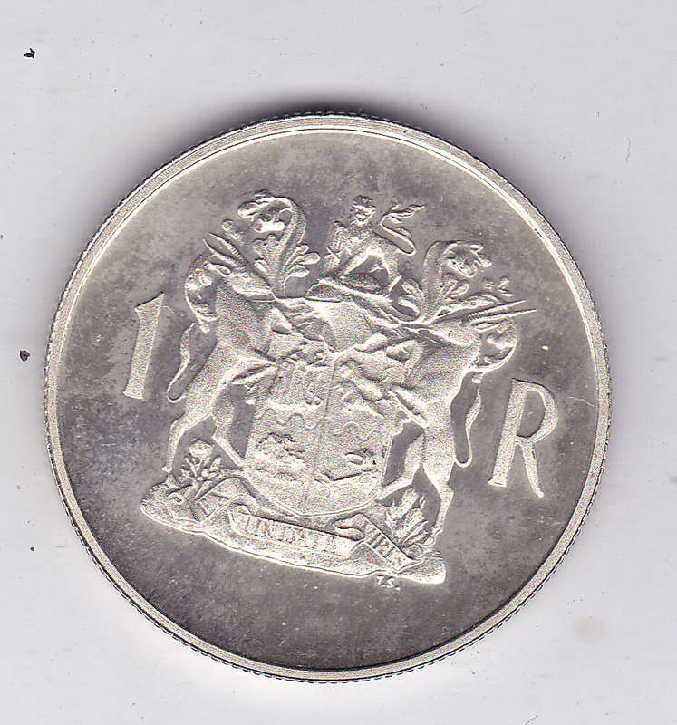 SUID AFRIKA R1 1969 PROOF