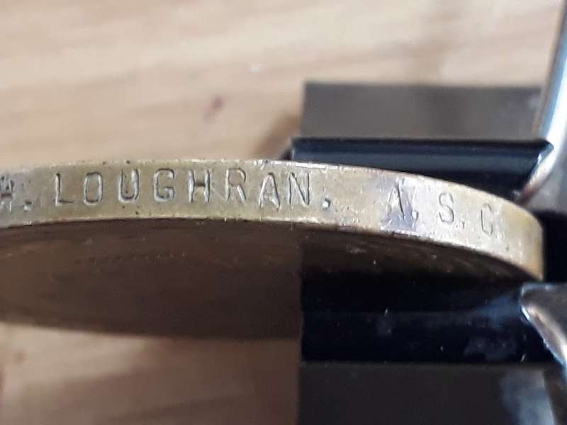 VICTORY MEDAL M2-203718 PTE W.H. LOUGHRAN A.S.C