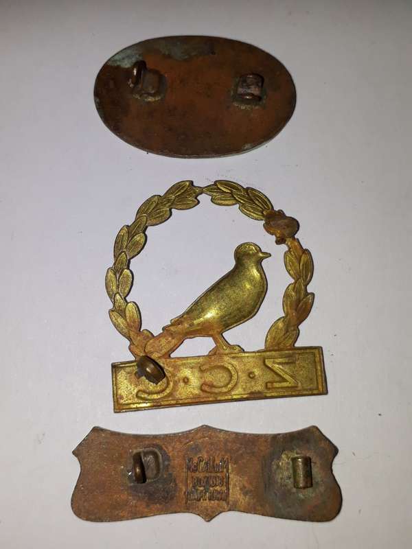 VINTAGE AFRICAN CHURCH BADGES - ETHIOPIAN CHURCH 1953- Z.C.C AND UMANYANO LASE