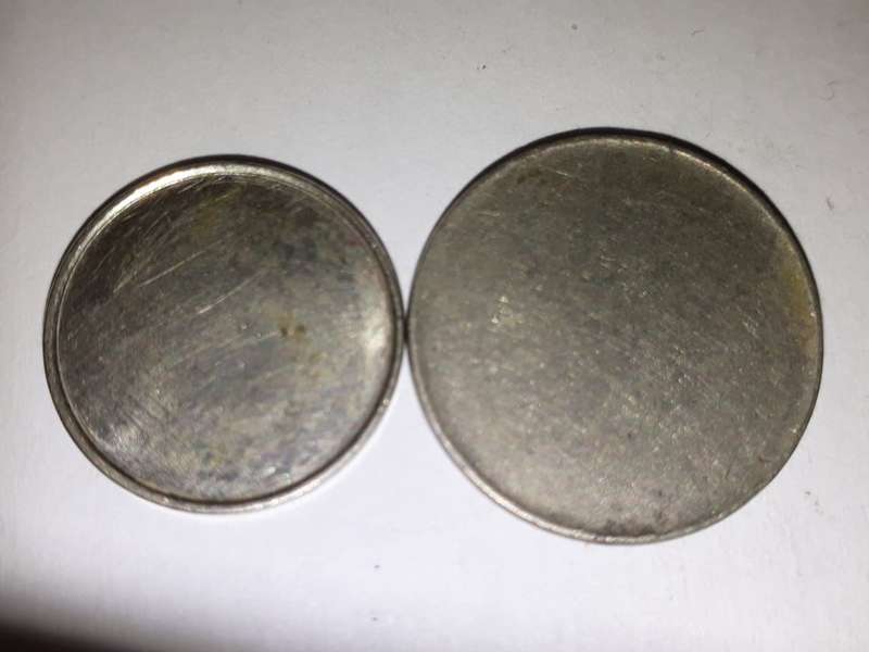 SOUTH AFRICA BLANK 5C AND 10 C PLANCHETS 2,5g AND 4g
