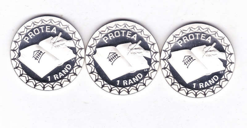 SOUTH AFRICA R1 1996 CONSTITUTION PROOF -BID PER COIN - 3 AVAILABLE