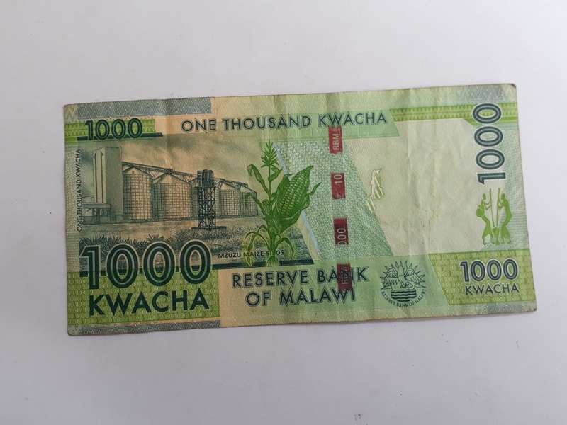 MALAWI 1000 KWATCHA 2014