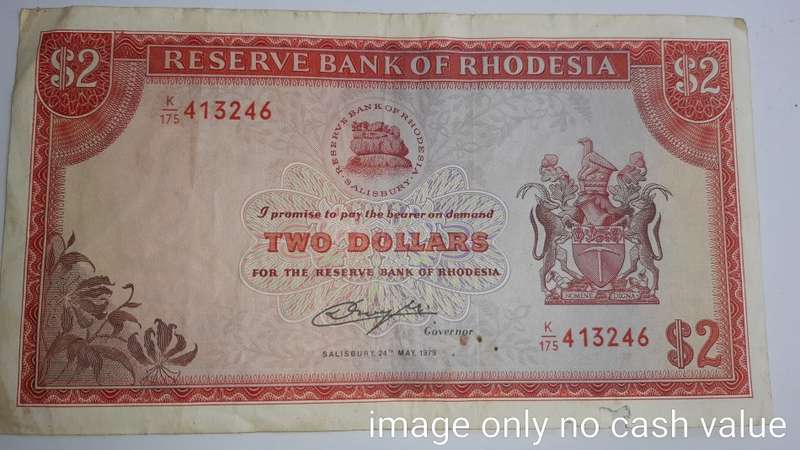 RHODESIA $2 1978
