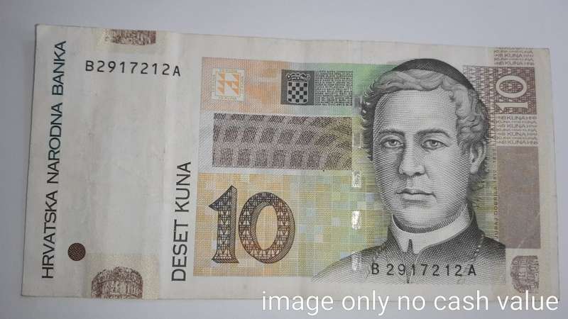 CROATIA 10 KUNA 2012