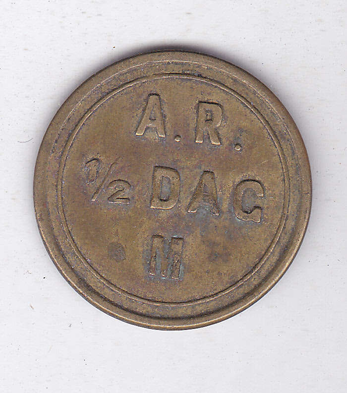 MONTAGU DIVISIONAL COUNCIL 1/2 DAY LABOUR TOKEN