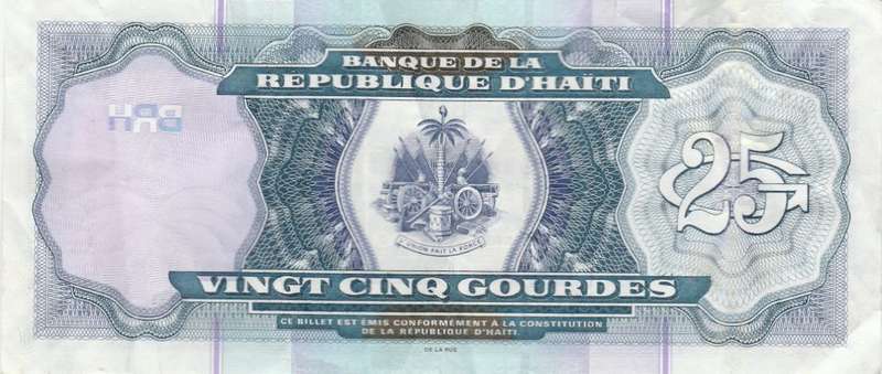 HAITI 25 GOURDES 2014