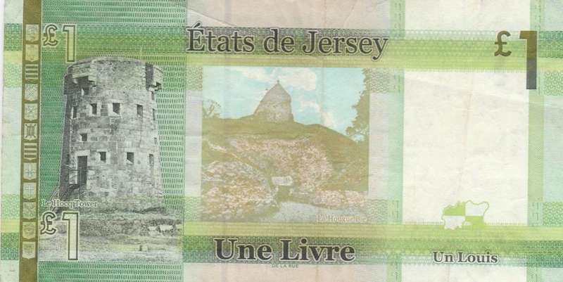 JERSEY 1 POUND LE HOCQ TOWER