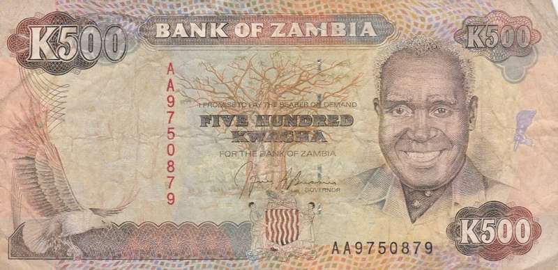 ZAMBIA 500 KWATCHA