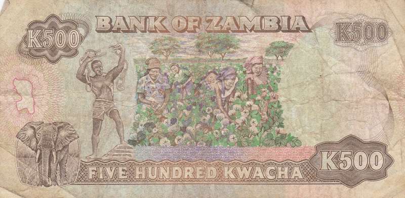 ZAMBIA 500 KWATCHA