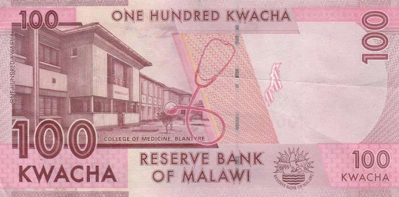 MALAWI 100 KWATCHA  2017