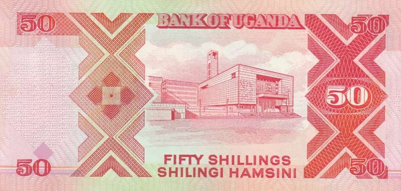 UGANDA 50 SHILLINGS 1998 XF