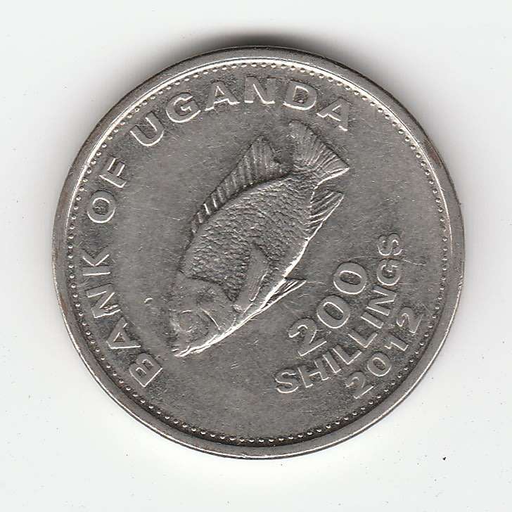 UGANDA 200 SHILLINGS 2012 HIGH-GRADE