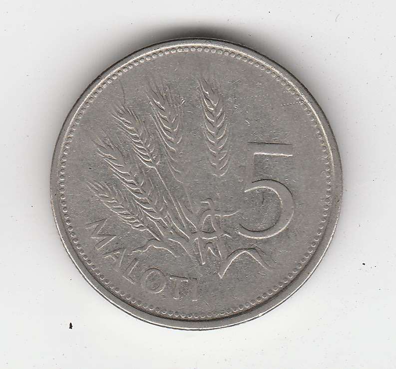 LESOTHO 5 LOTI 1998