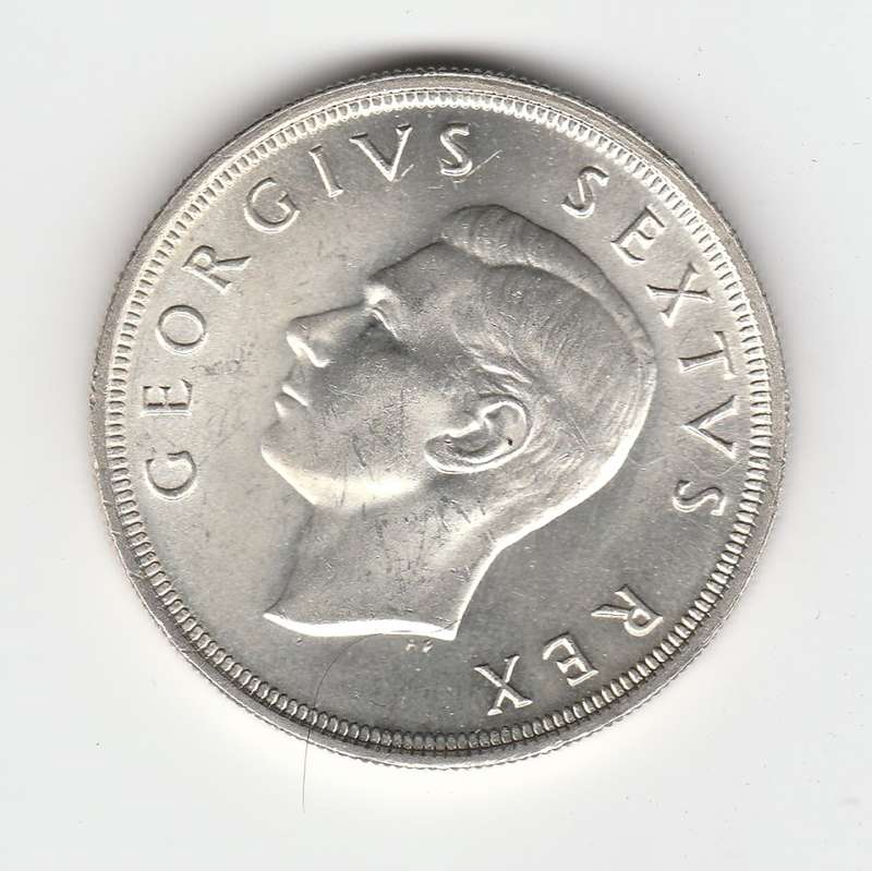 SOUTH AFRICA 5 SHILLINGS 1950 MINT STATE