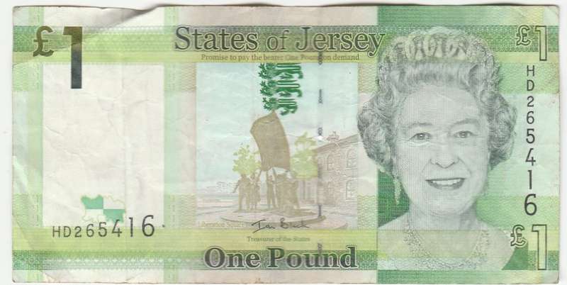 JERSEY 1 POUND LE HOCQ TOWER