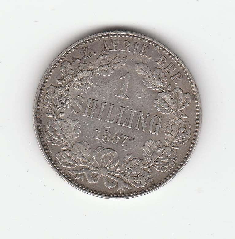 ZAR KRUGER 1 SHILLING 1897