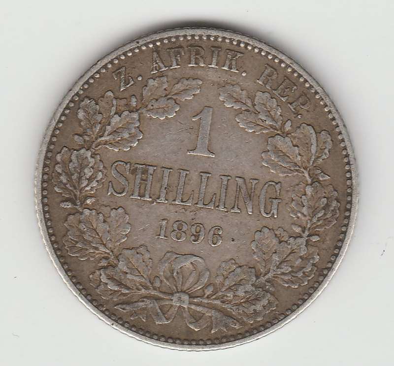 ZAR KRUGER 1 SHILLING 1896