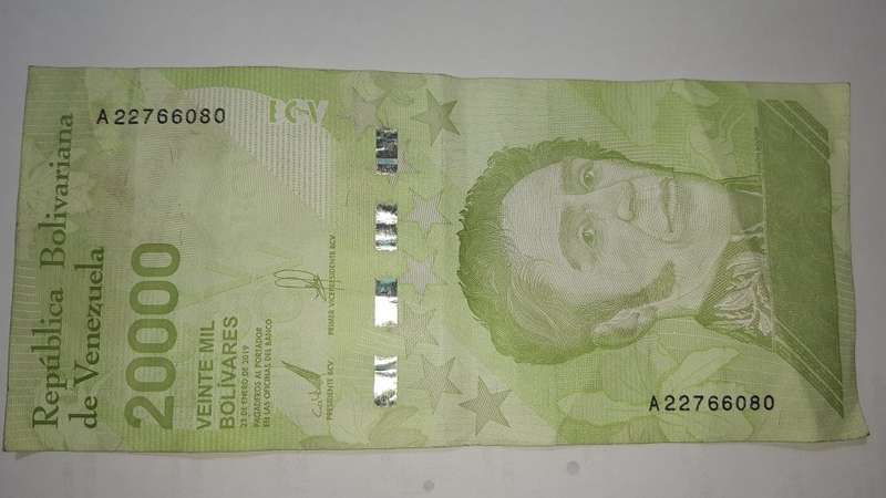 VENEZUELA 20000 BOLIVARS 2019