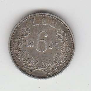 ZAR KRUGER 6D 1894 HIGH GRADE