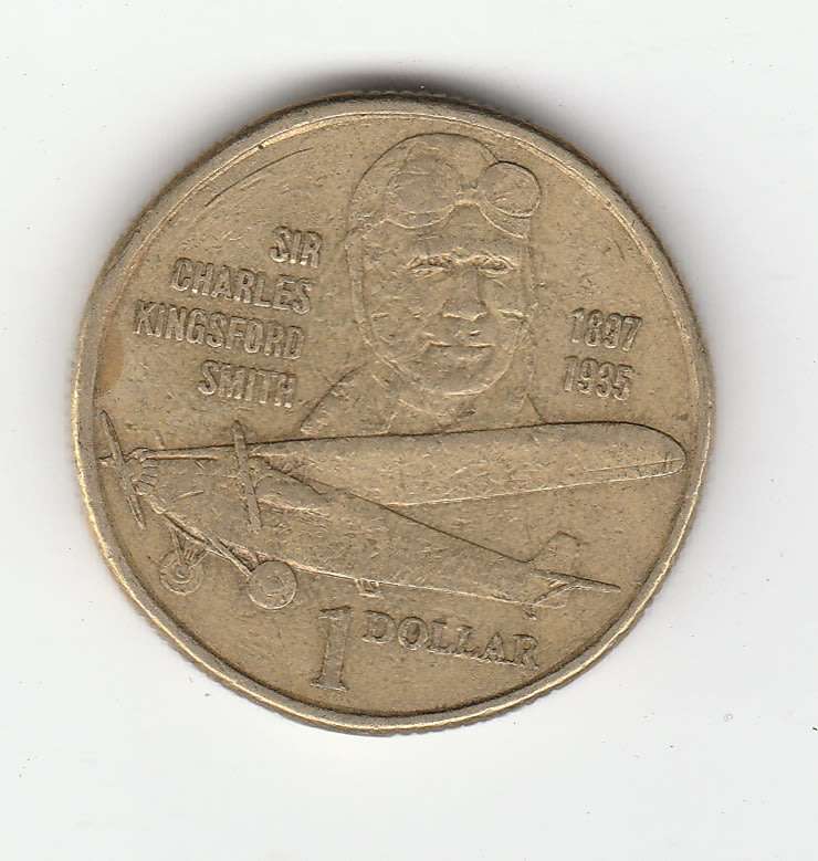 AUSTRALIA $1 SIR CHARLES KINGSFORD SMITH 1997