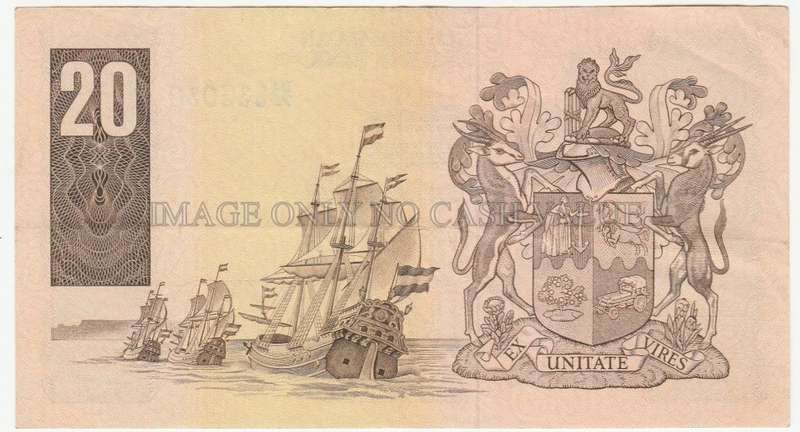 SOUTH AFRICA R20 DE KOCK 1984 D479 333030 - ALL THE 3'S - XF