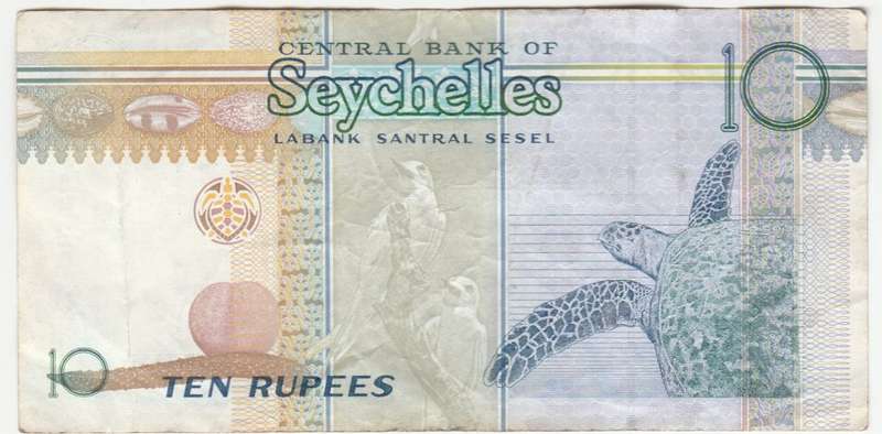 SEYCHELLES 10 RUPEES 2013
