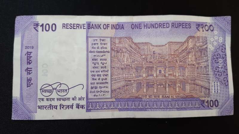 INDIA 100 RUPEES 2019 NEW SERIES