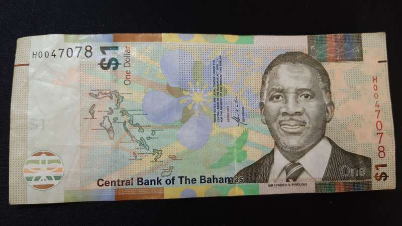 BAHAMAS DOLLAR SIR LYNDEN O. PINDLING 2017