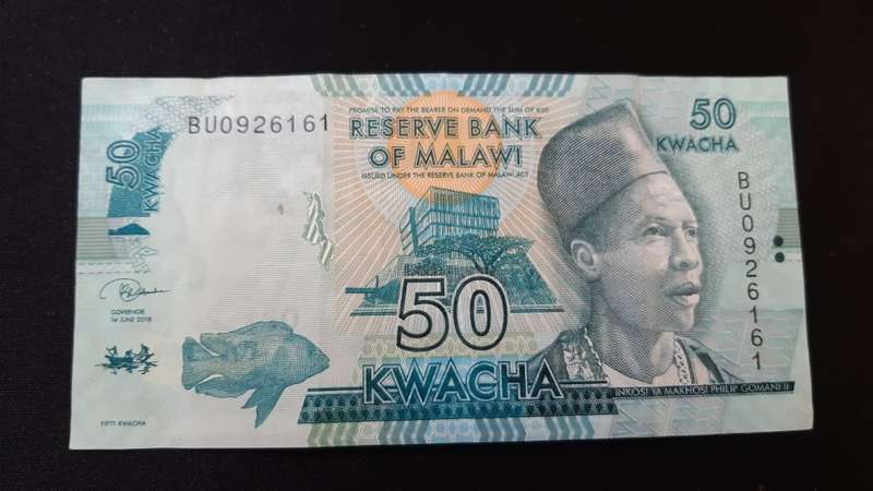 MALAWI 50 KWACHA 2018 HIGH GRADE