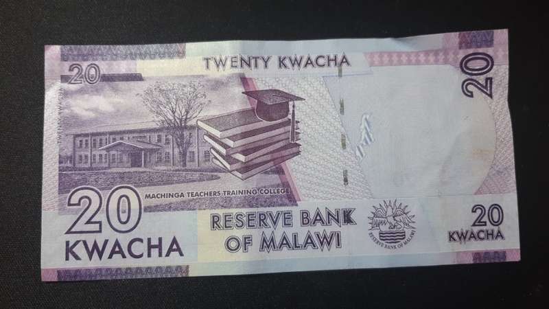 MALAWI 20 KWACHA HIGH GRADE