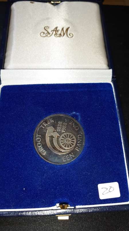 SOUTH AFRICA R1 1988 GROOT TREK PROOF IN ISSUED BOX