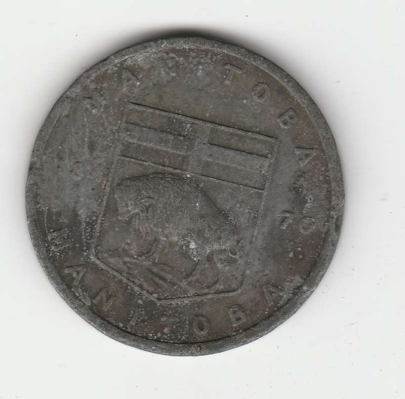 Manitoba Prairie Crocus Confederation 1870 - SHELL TOKEN