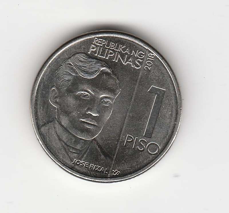 PHILIPPINES 1 PESO FLOWERS NEW SERIES HIGH-GRADE 2018