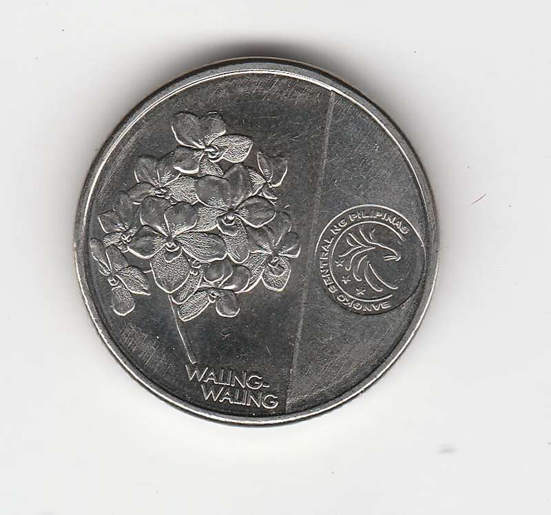 PHILIPPINES 1 PESO FLOWERS NEW SERIES HIGH-GRADE 2018