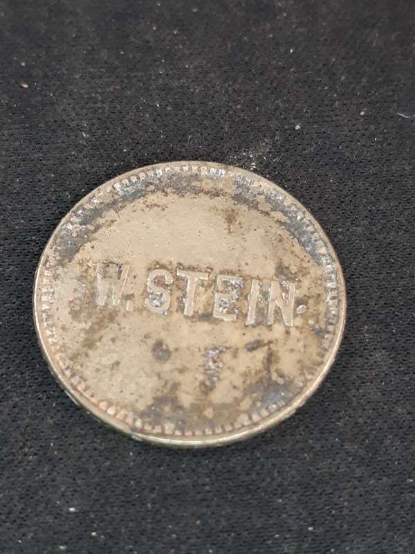 W. STEIN EUROPEAN HOTEL PILGRIMS REST 1890-1911 TOKEN