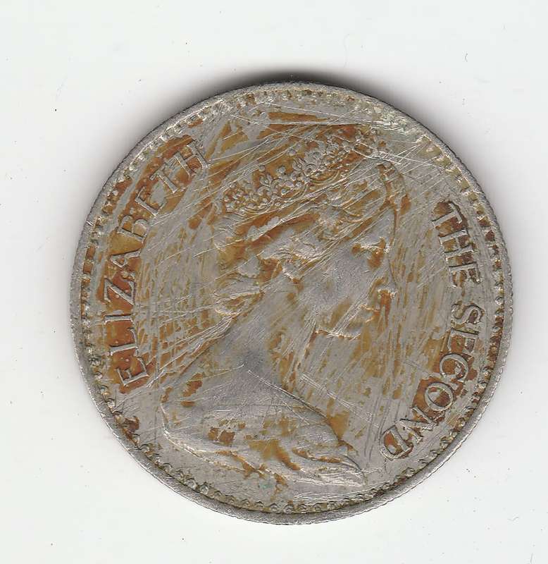 RHODESIA 25 CENTS 1964