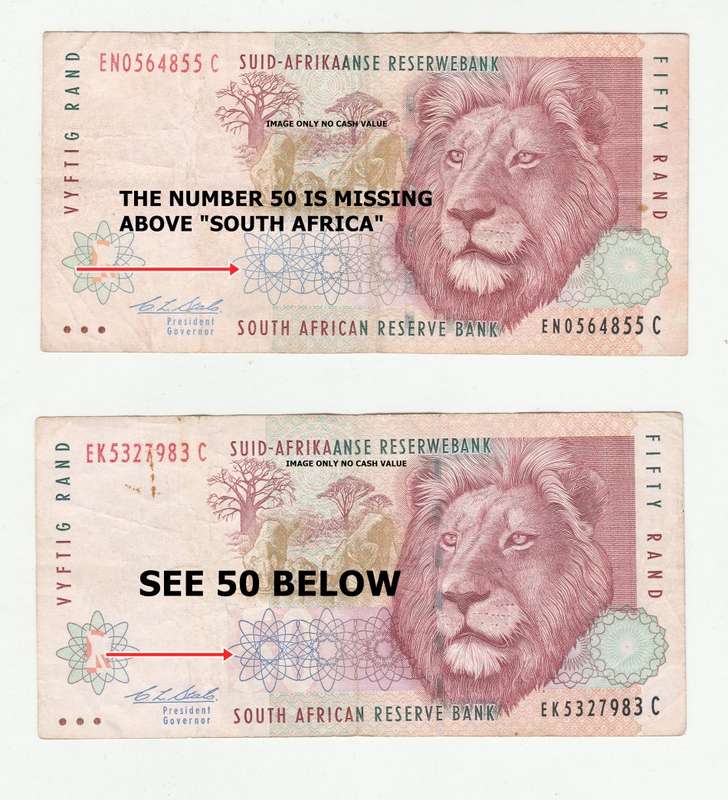 PAIR OF ERROR STALS R50's - ONE MISSING 50 OTHER INCORRECT SECURITY TREAD - SEE SCANS