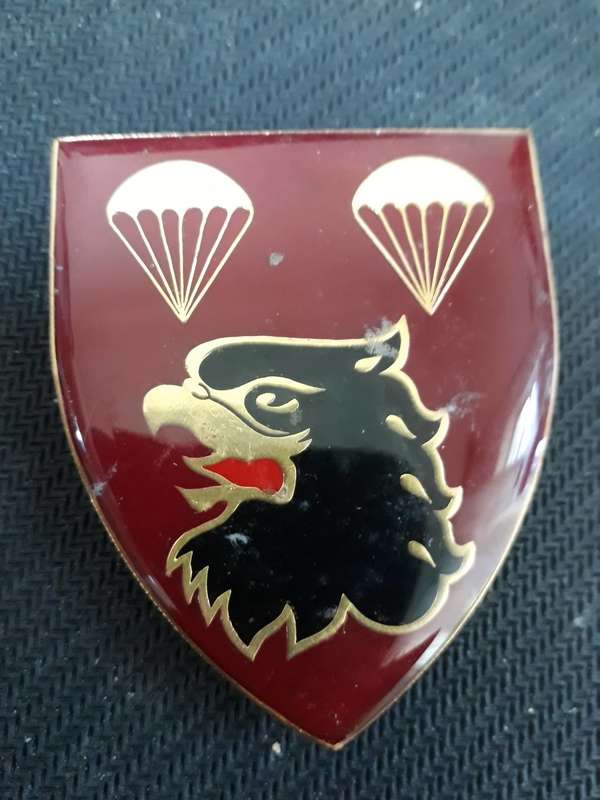 2 PARACHUTE BATTALLION METAL FLASH ALL PINS INTACT
