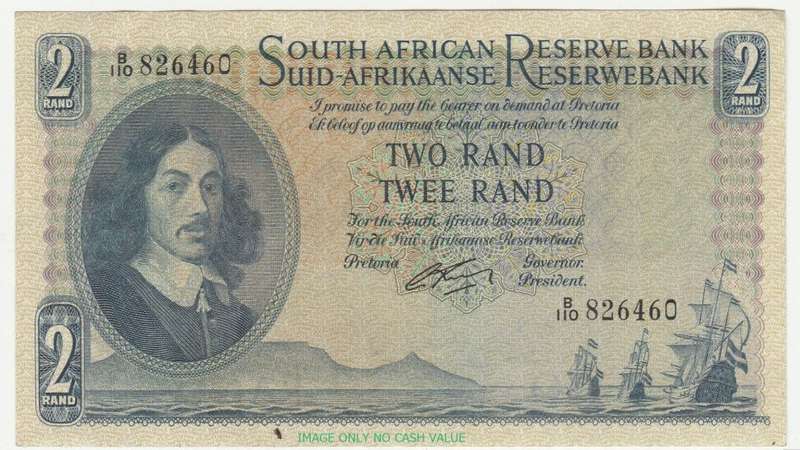 SOUTH AFRRICA R2 RISSIK B110 826460 AUNC 1962