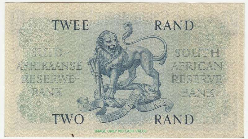 SOUTH AFRRICA R2 RISSIK B110 826460 AUNC 1962
